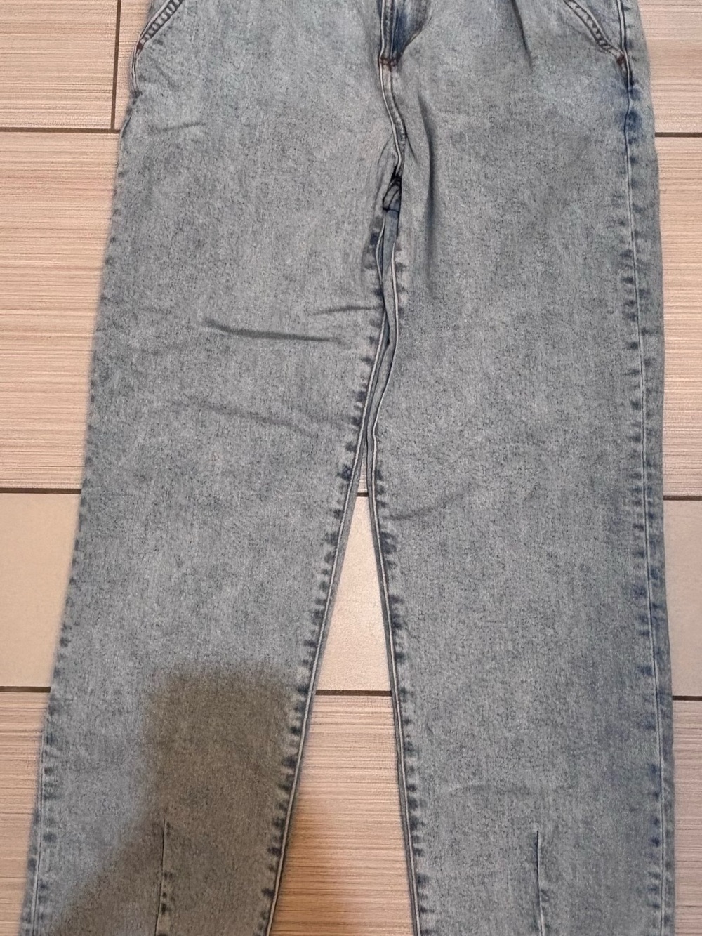 Sézane Manu Trousers- Light Blue Wash